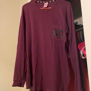 PINK MAROON LONG SLEEVE